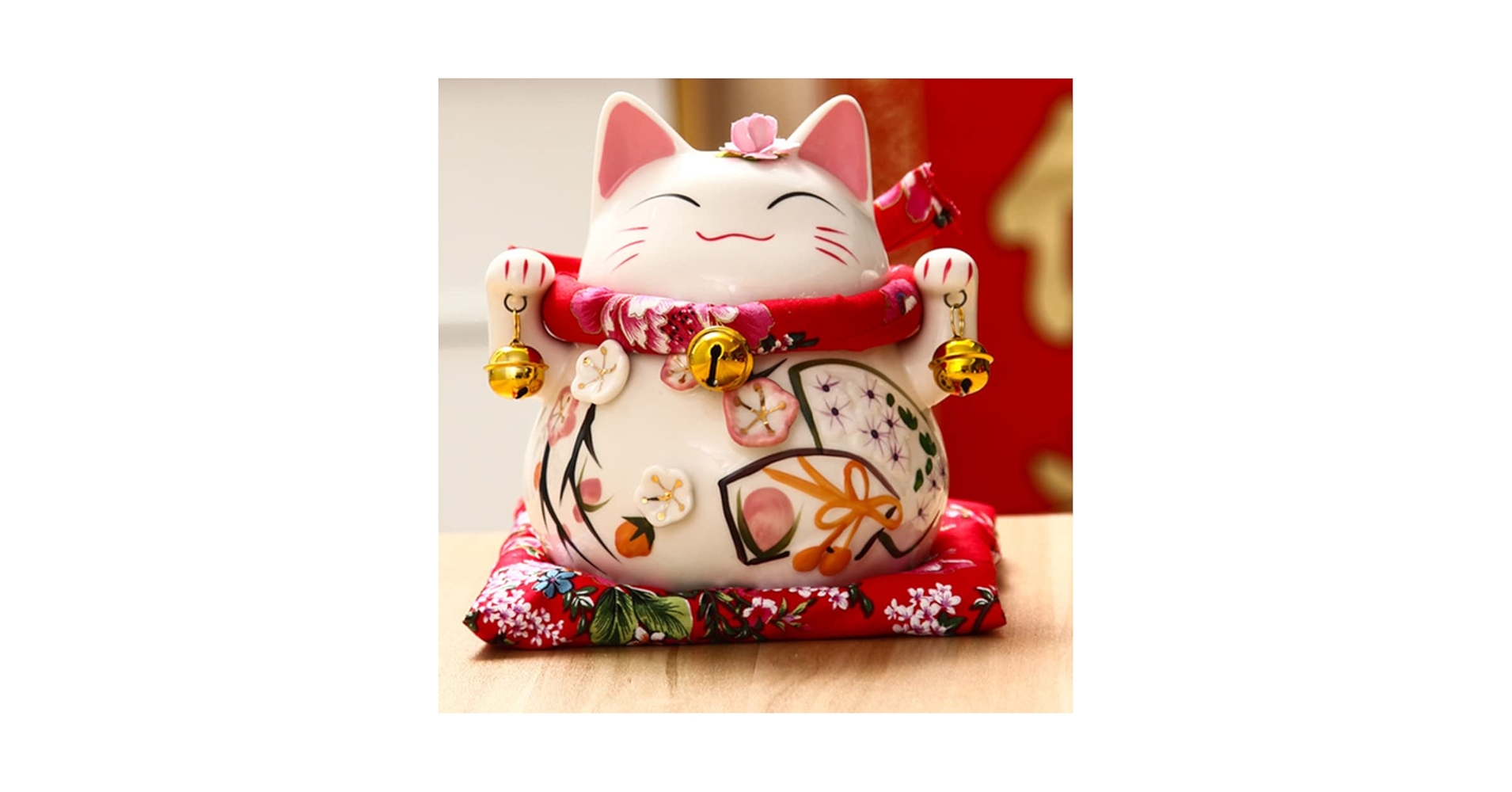 その他 lucky cat coin bank Amazon.com: Lucky Cat Coin Bank Style Ornately Decorated